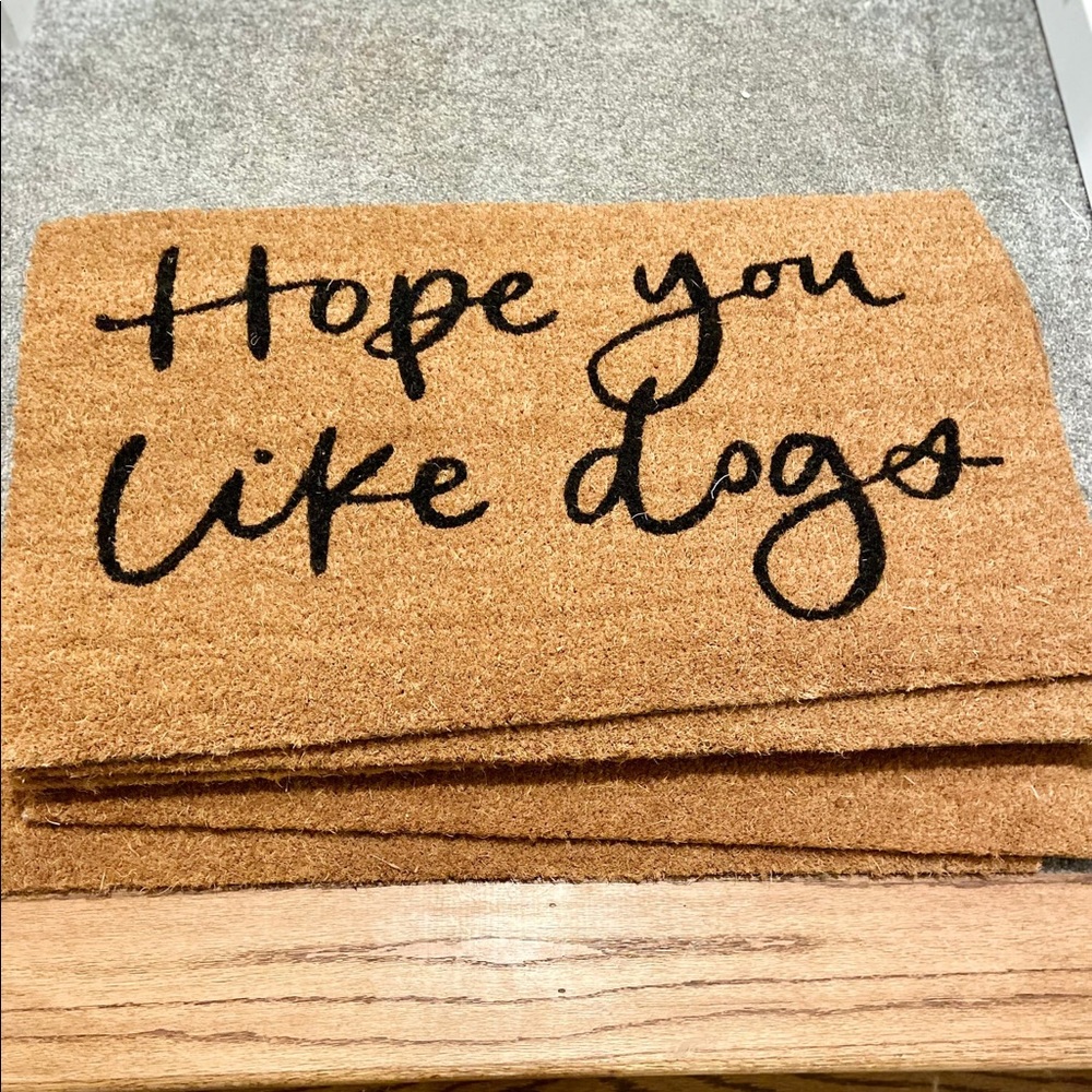 Hope you like dogs doormat